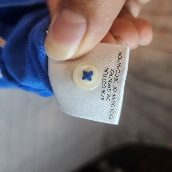 Men's Daniel Cremieux Classic Blue Polo Shirt, Size XL - Picture 3 of 4